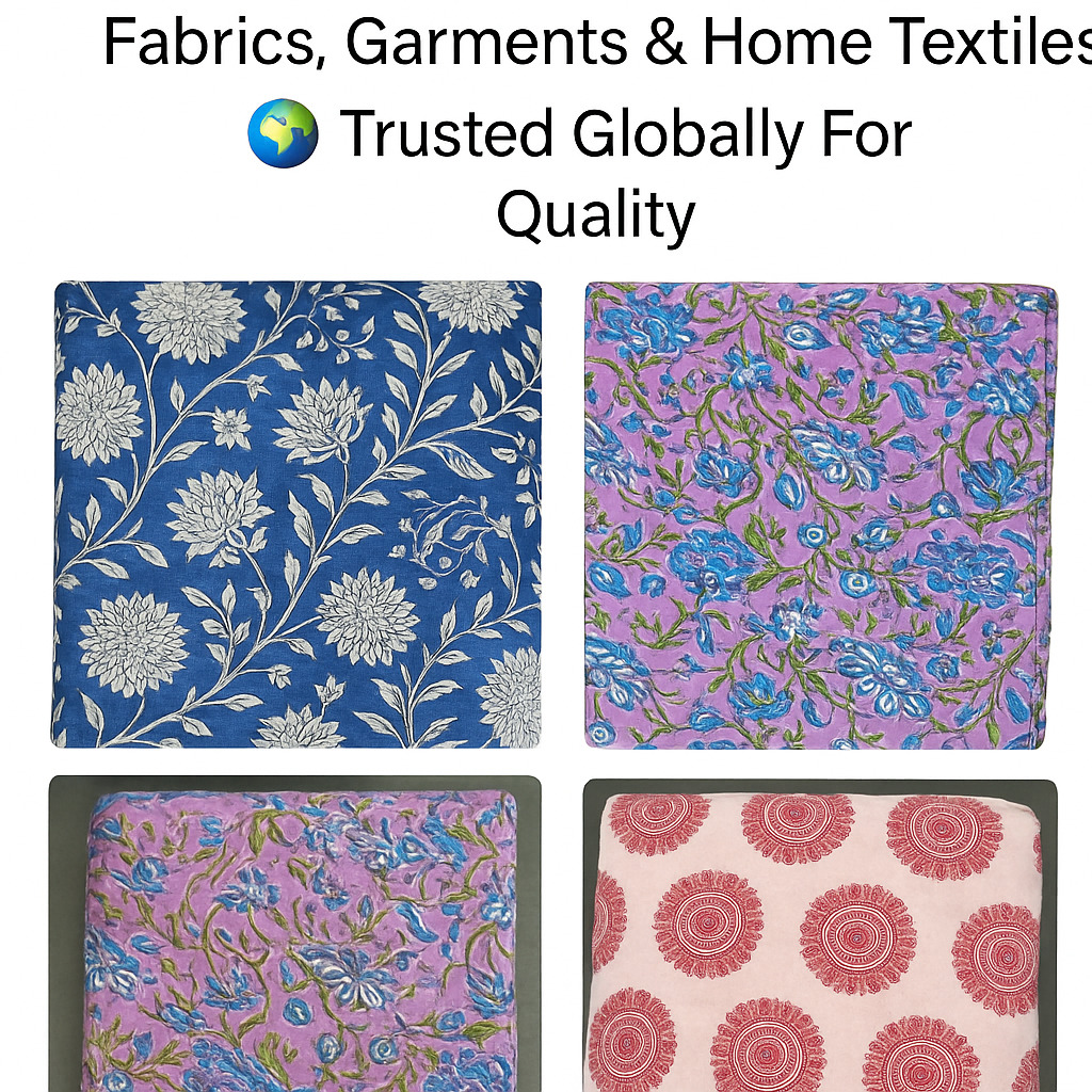 block print fabric manufcherer in jaipur